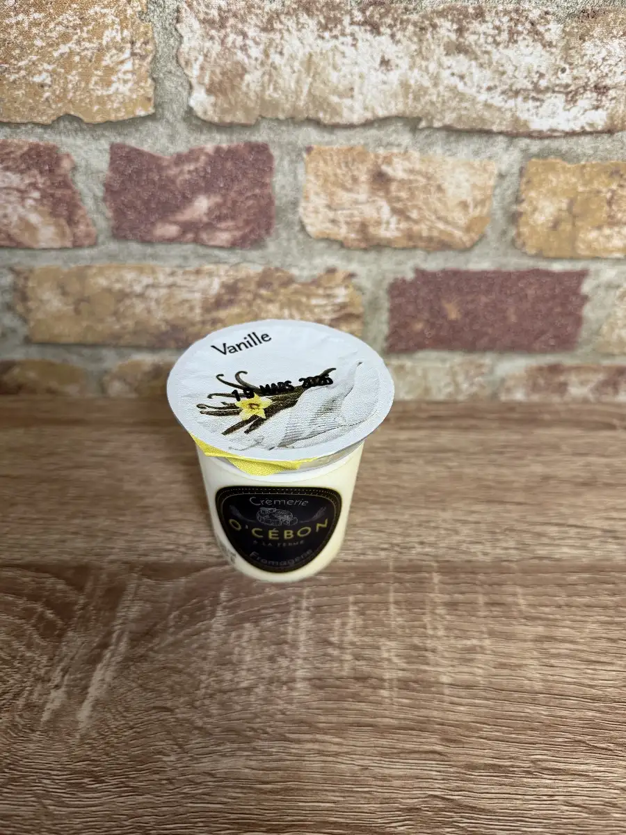 Yaourt aromatisé à la vanille